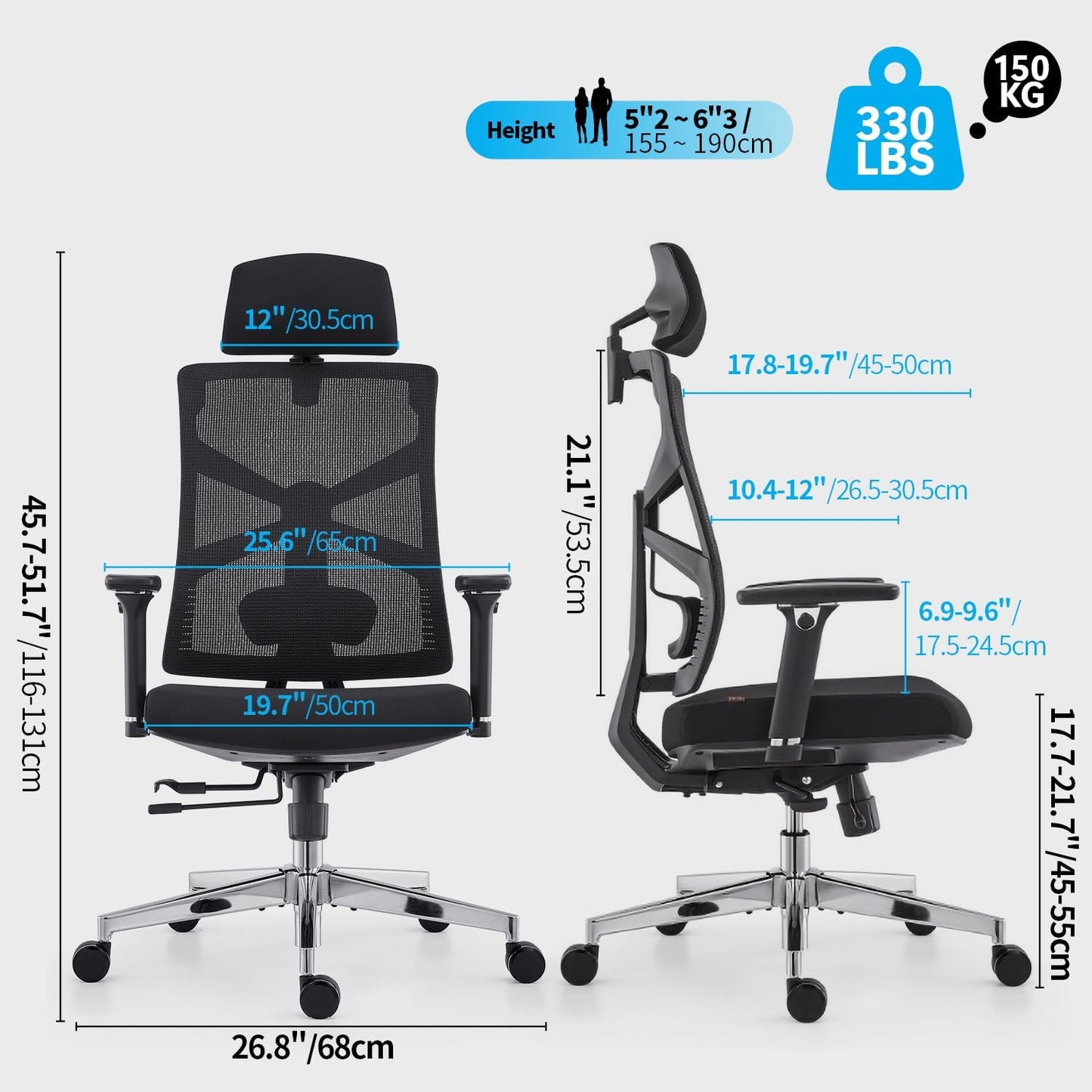 CADEIRA ESCRITORIO ERGONOMICA